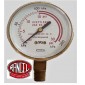 Manómetro de presión rango 0 a 2 Kg/cm3(0-30 PSI)acetileno